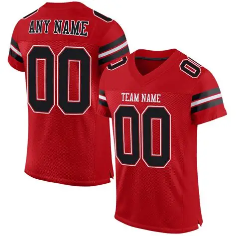 Black And Red Football Jersey |Wide Selection For Jerseys