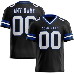 Black and White Football Jersey – Timeless Style