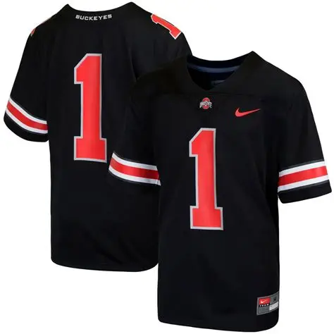 Black Ohio State Football Jersey – Buckeyes Spirit