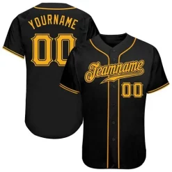 Black And Gold Custom Jersey,Custom Jersey -72%Off Clearance