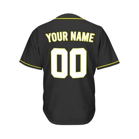 Black Baseball Jersey Custom,Custom Jersey -Best Seller