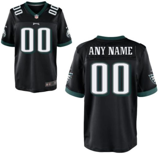 Black Custom Eagles Jersey,Custom Jersey |Shop Lowest Price