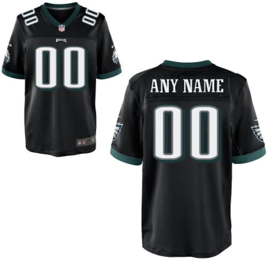 Black Custom Eagles Jersey,Custom Jersey |Shop Lowest Price