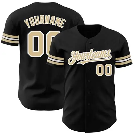 Custom Black Baseball Jersey,Custom Jersey -Clients First