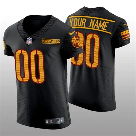 Custom Black Commanders Jersey,Custom Jersey 78%Off Discount