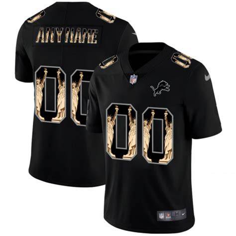Custom Lions Jersey Black,Custom Jersey |Sale Up To 70% Off