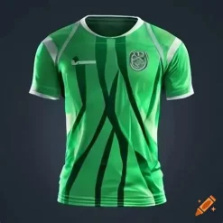 Green and White Soccer Jersey – | Breathable, Free Shipping