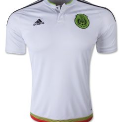 Mexico Soccer White Jersey – El Tri Green-Red Accents