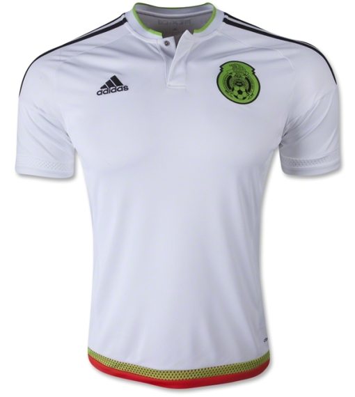 Mexico Soccer White Jersey – El Tri Green-Red Accents