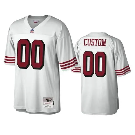 49ers White Custom Jersey Cheap, Best Price,100% Genuine