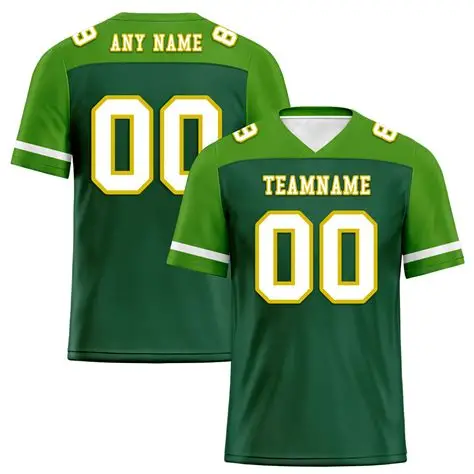 Green and White Custom Jersey Cheap Amazon ,New Products